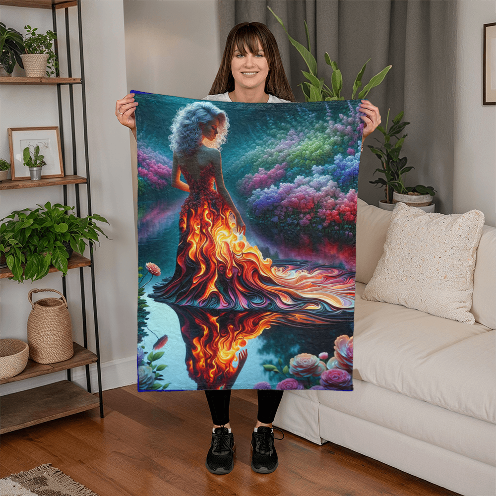 Mink Touch Blanket: Fire Witch