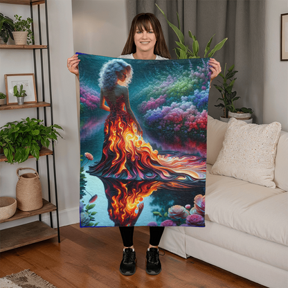 Mink Touch Blanket: Fire Witch