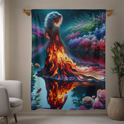 Mink Touch Blanket: Fire Witch