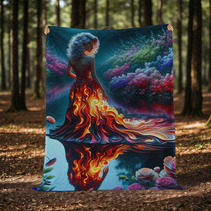 Mink Touch Blanket: Fire Witch