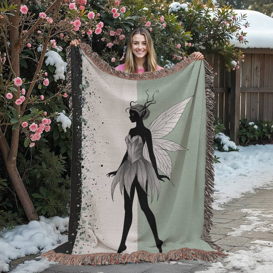 Woven Blanket: Color Block Fairy
